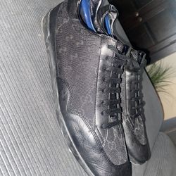 Gucci Black Canvas Sneakers 