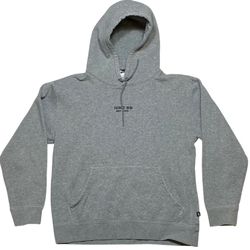 Nike SB Embroidered Logo Skateboard Sports Hoodie Sweater Mens Small Gray