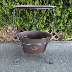 Samuel Adams Copper Beverages Tub with Iron Stand