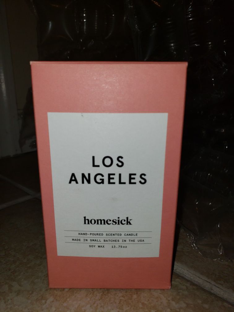 Homesick Los Angeles Soy Candle