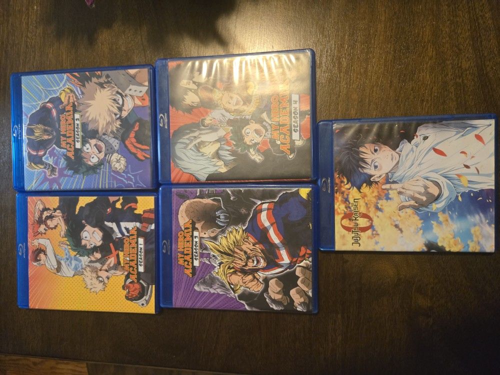 My Hero Academia Seasons 1-4 + Jujutsu Kaisen Movie