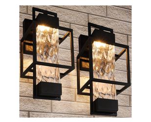 Modern Outdoor Light Fixtures Dusk to Dawn Outdoor Lighting 2 Pack