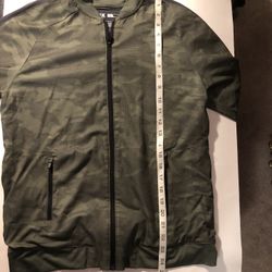 Large Green/black Boys Jacket 