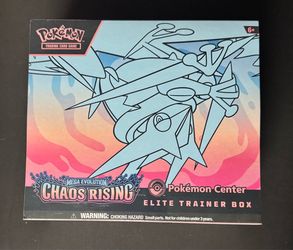 Chaos Rising Pokemon center etb