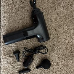 Percussion NV-06655 Black Handheld Six-Speed Muscle Rehabilitation Gun Massager