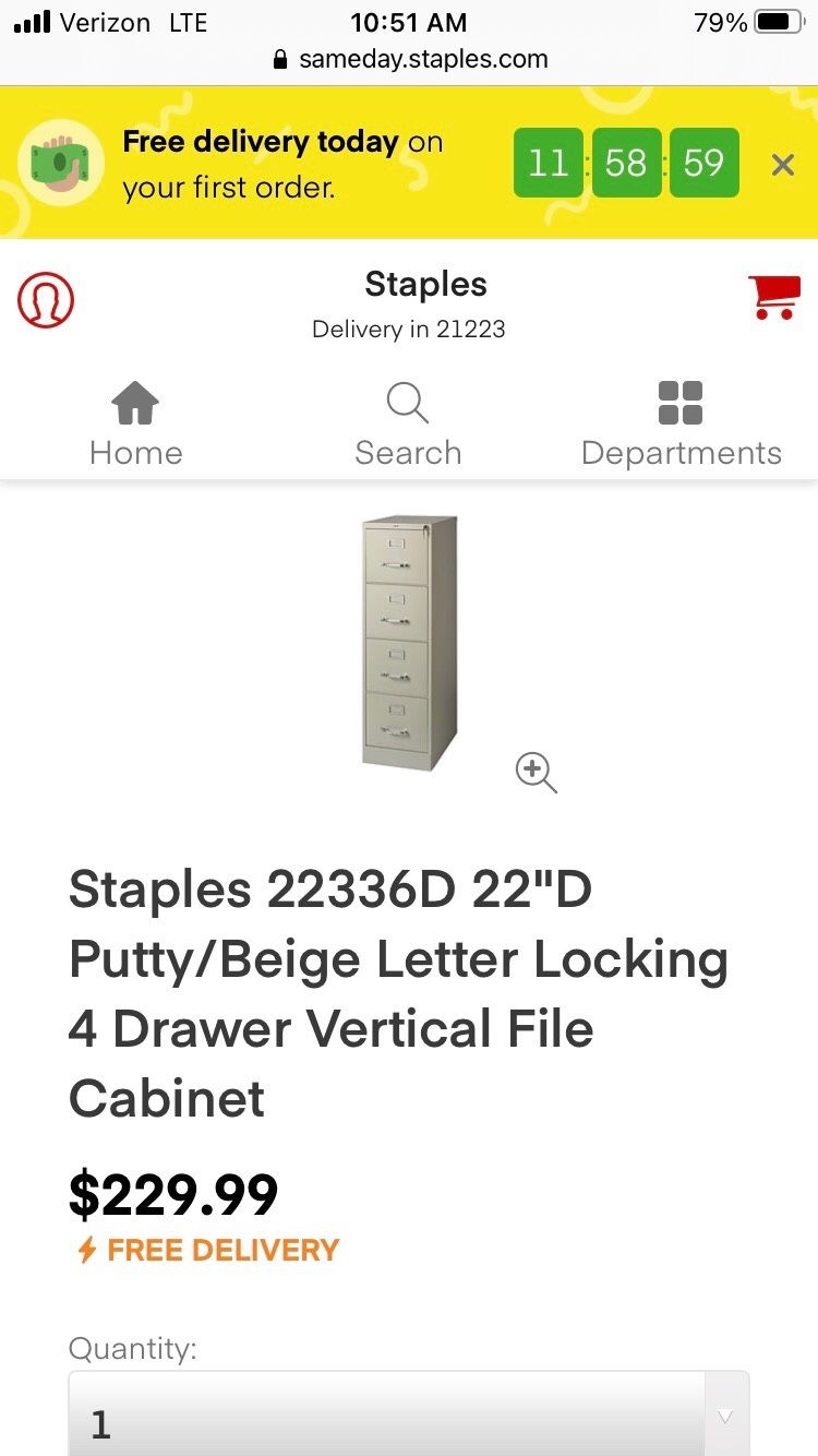 staples 4 door cabinets