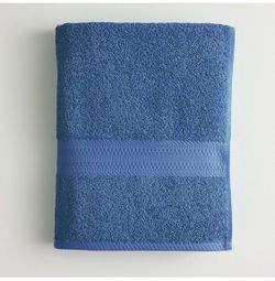 Lots Bath Towels Blue, Coral and Grey