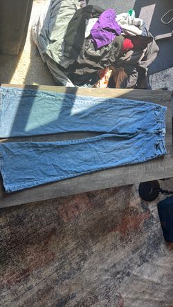 Blue Bootcut Jeans