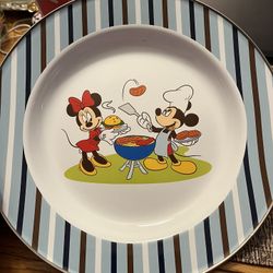 Mickey Mouse 2 Dishes (Metal)