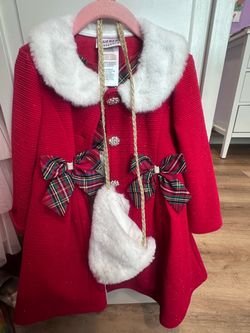 Girls Red Holiday dress