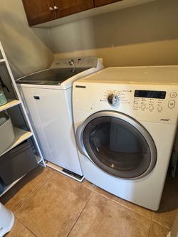 Washer and dryer