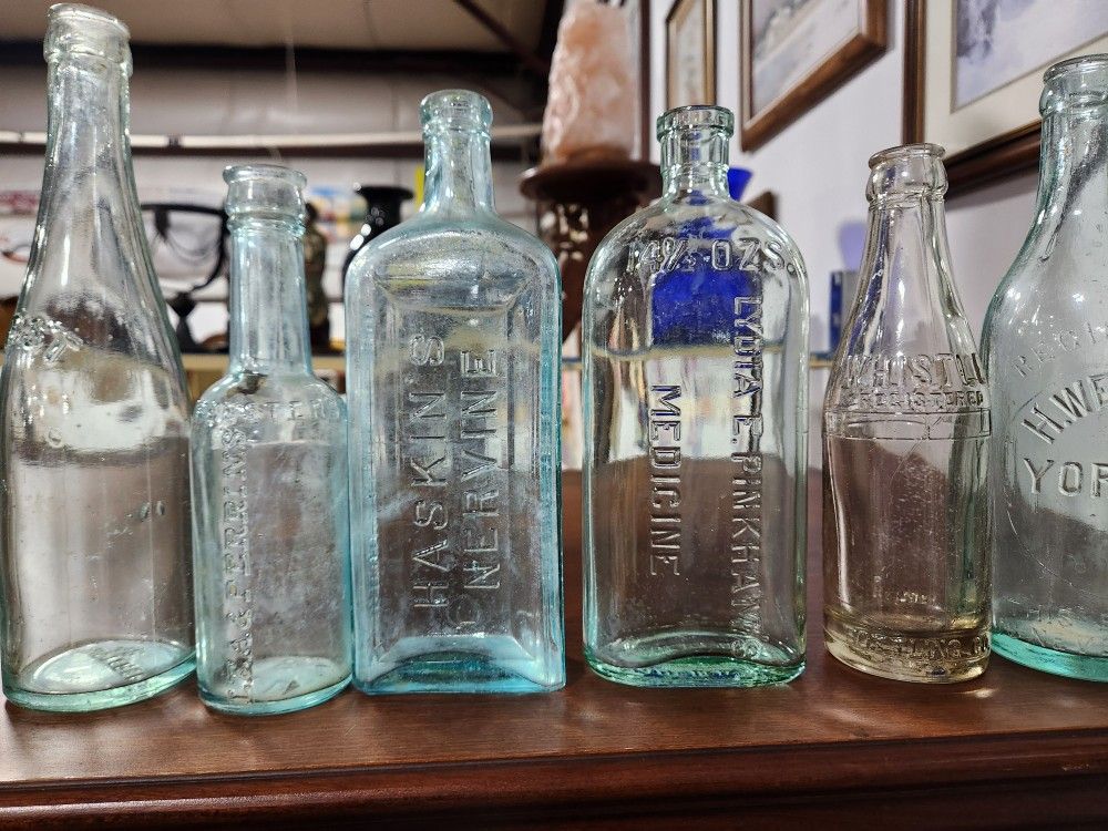 Antique Bottles - Lot of 14