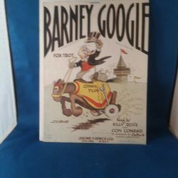Barney Google 1923 Sheet Music 