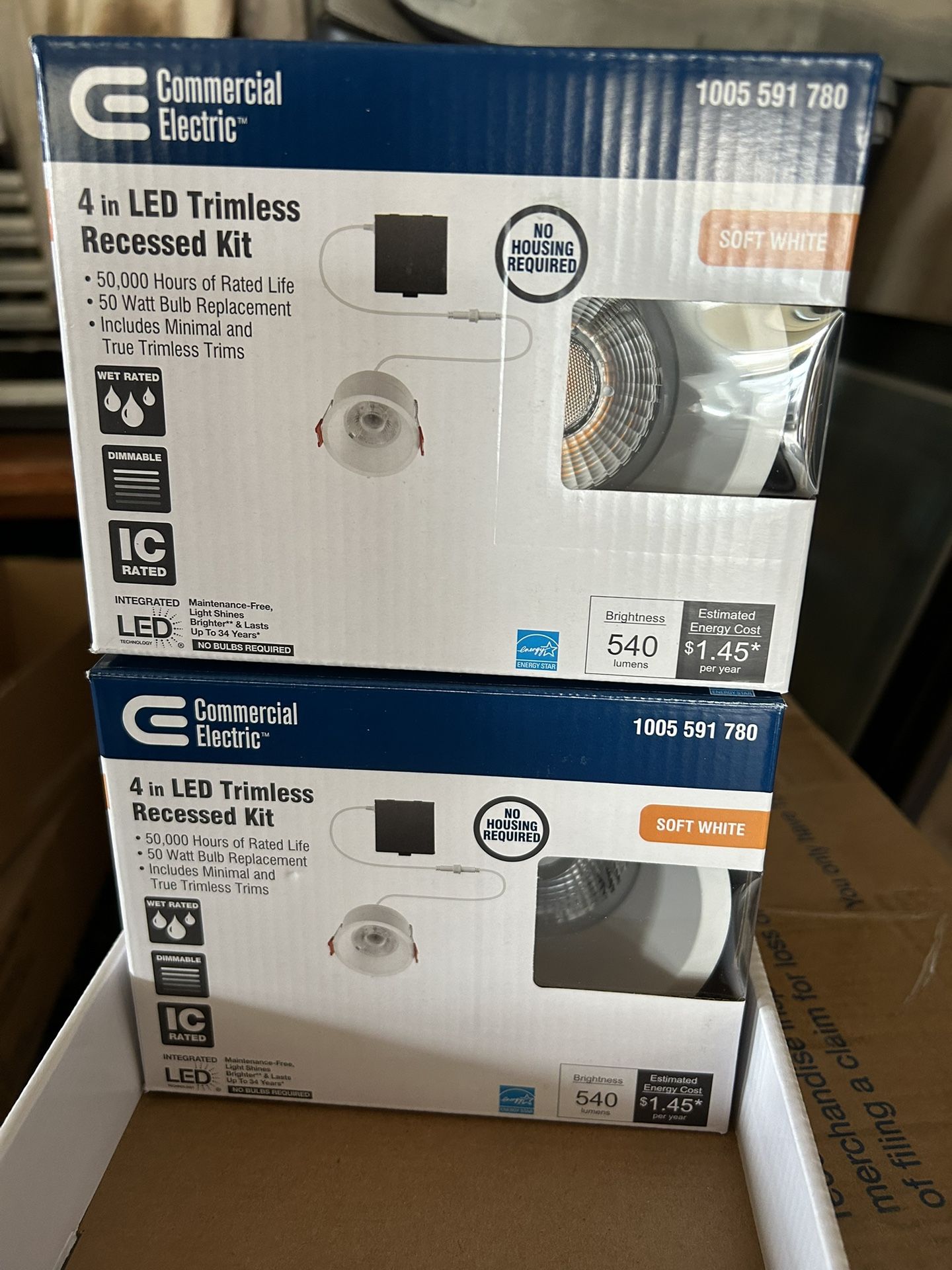 Commercial Electric TrimlessLed Lights