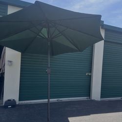 Green Outdoor Patio Umbrella 9ft