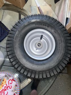2-Pack) AR-PRO Solid Rubber Tire Wheels 15X 6.00 -6
