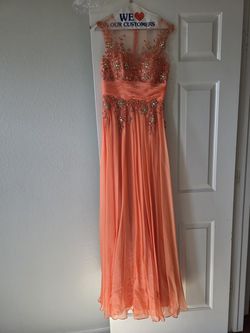 Peach dress small