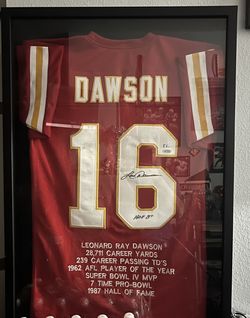Dawson Signed Chiefs Jersey