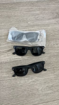 🕶️ Hut&Co Black Sunglasses – 3 PCS