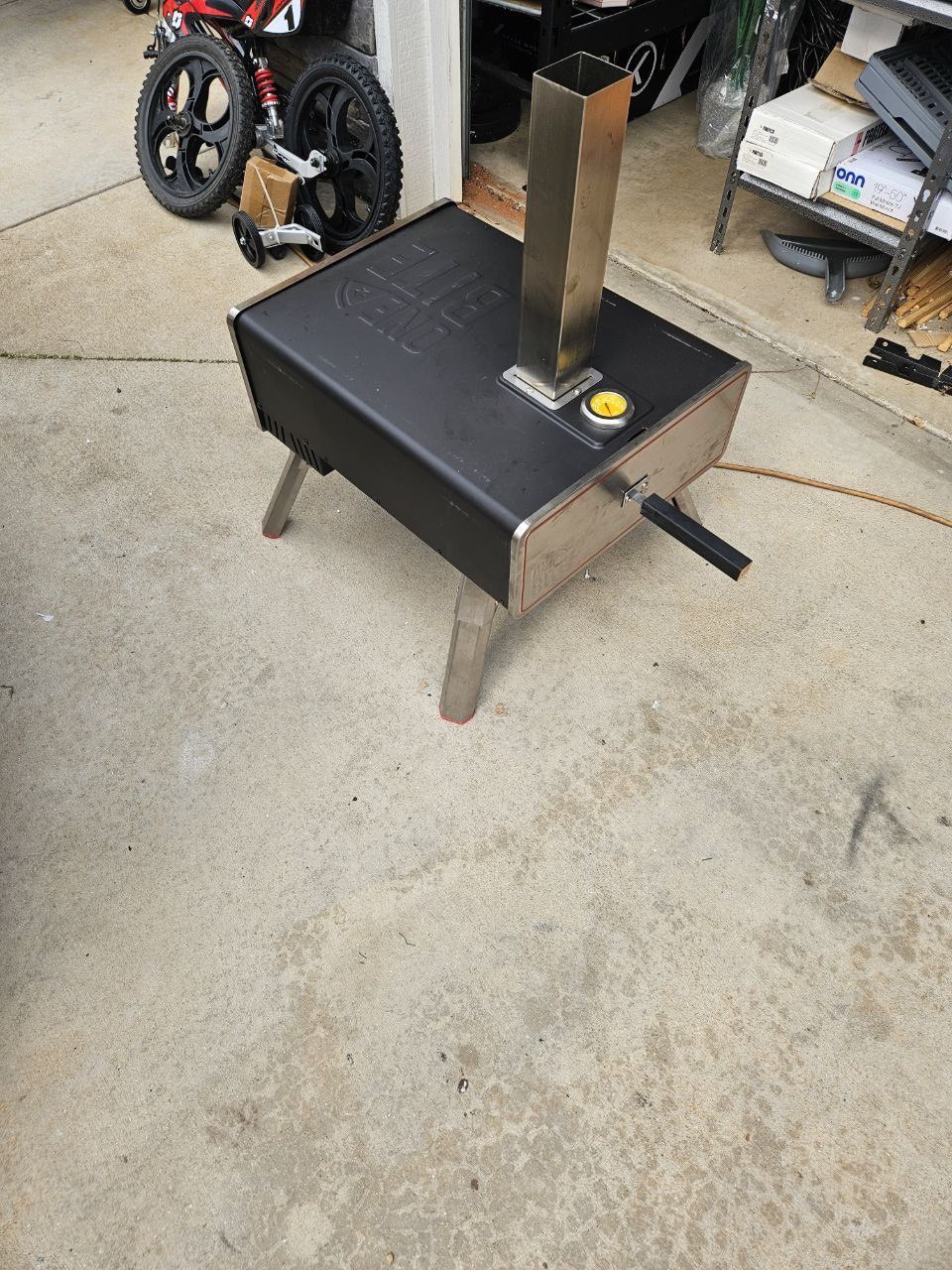 One Bite Charcoal Wood Pizza Oven