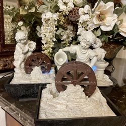 Kids Table water fountain with lights