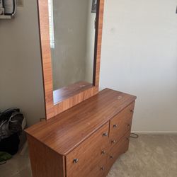 Dresser and mirror 