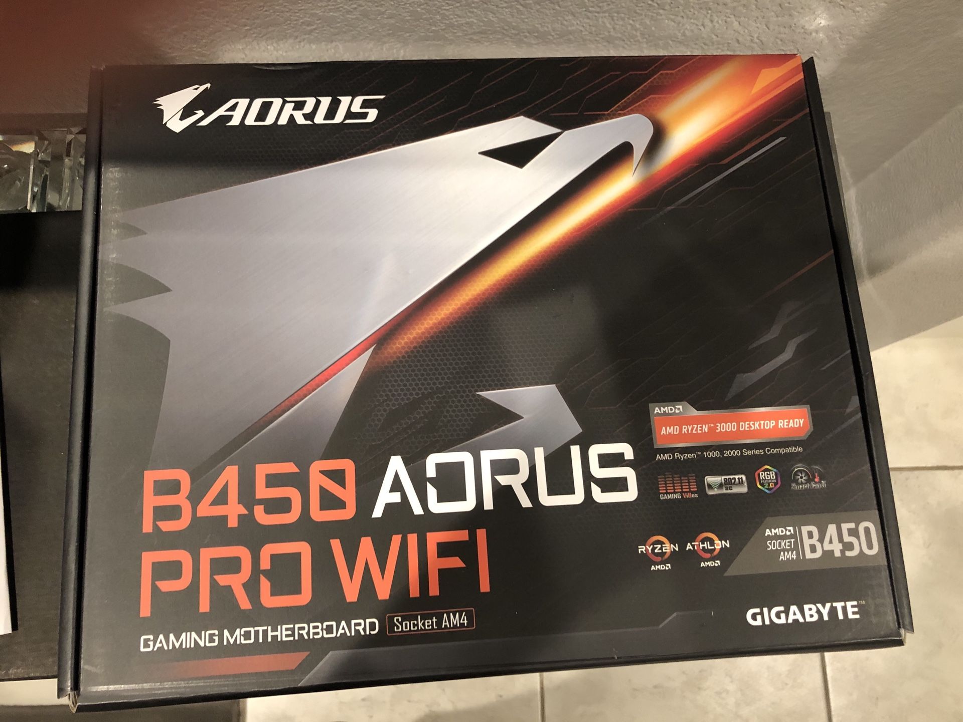 B450 AORUS PRO Wi-Fi Motherboard