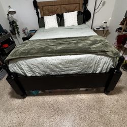 Bed And Bed Frame 