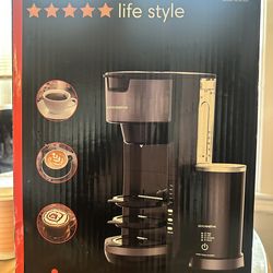 Coffee Maker with Milk Frother