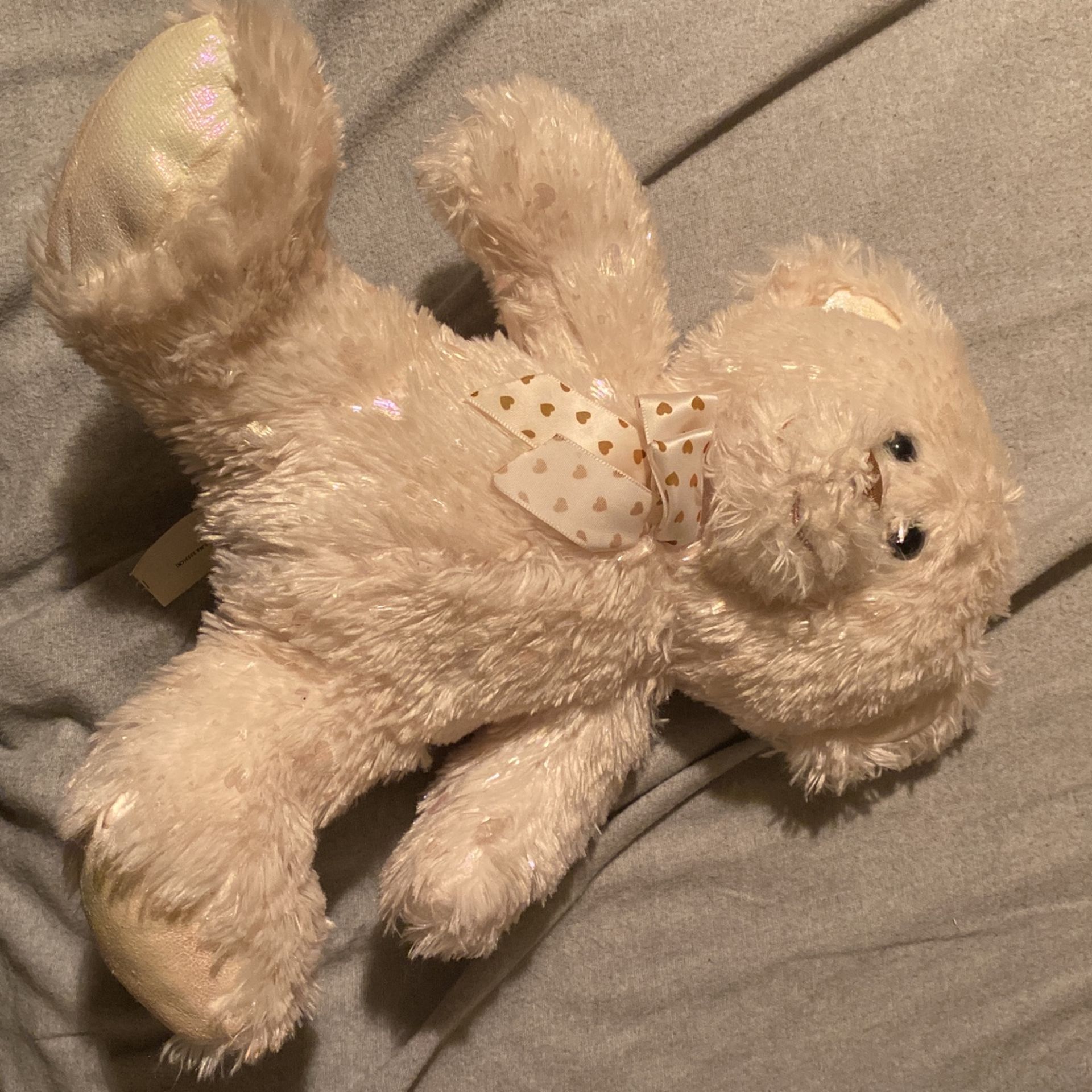 White Shiney Teddy Bear