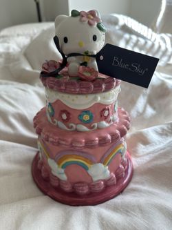 Blue Sky Hello Kitty Cake Jar