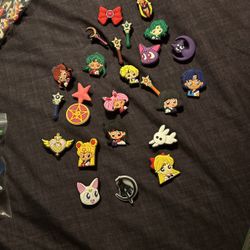 Sailor Moon Croc charms 