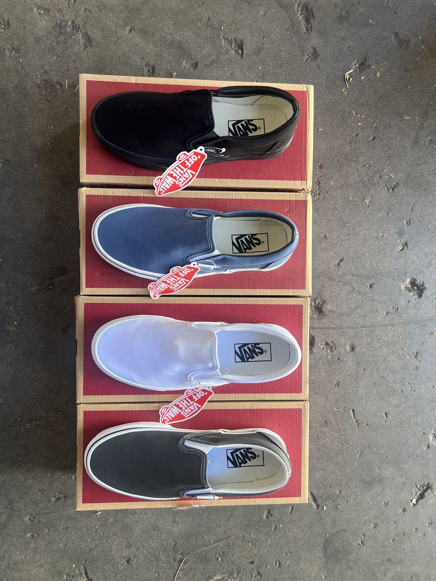 Vans slip on