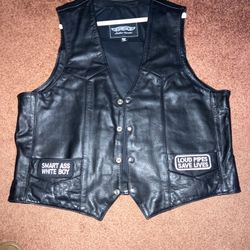 Unik Leather Vest 