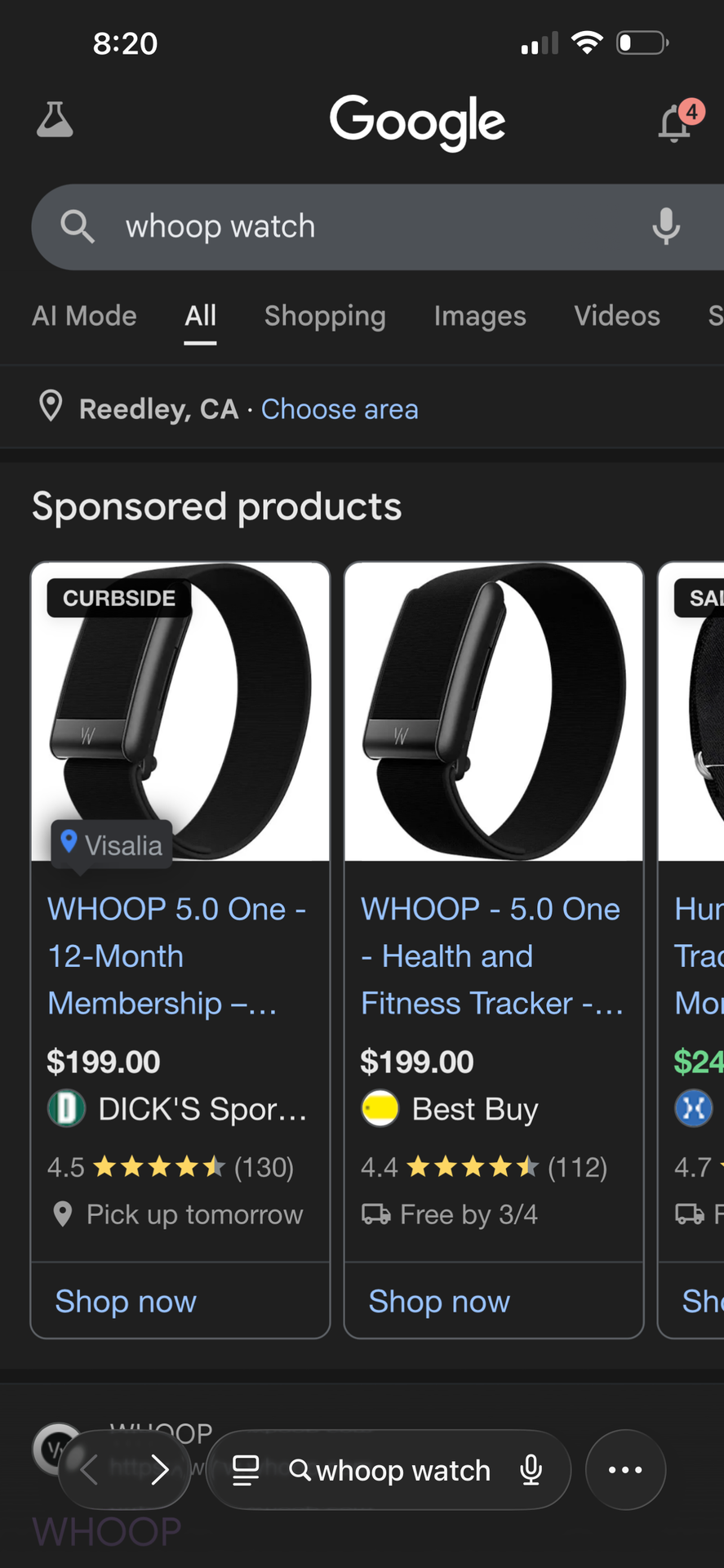 whoop watch