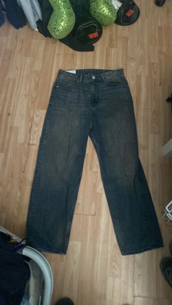 H &M jean lot (black,blue,grey)
