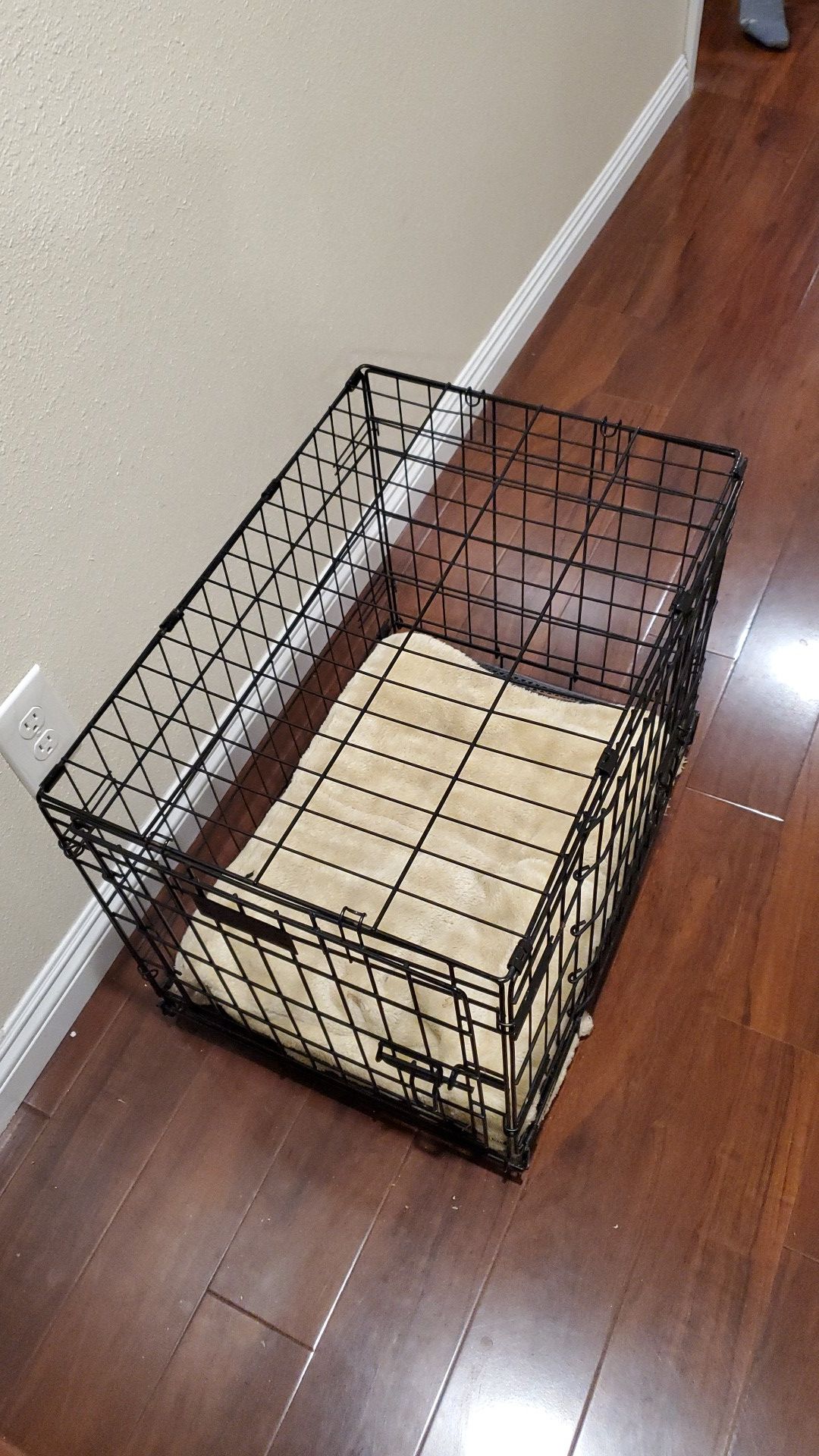 Small dog crate.