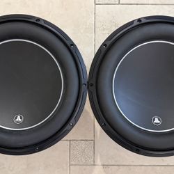 JL Audio 12W6v3-D4 Series 12" subwoofer with dual 4-ohm voice coils Two (2) Subs Retail: $950+Tax Each!!! Product info: 12" subwoofer with dual 4-ohm 