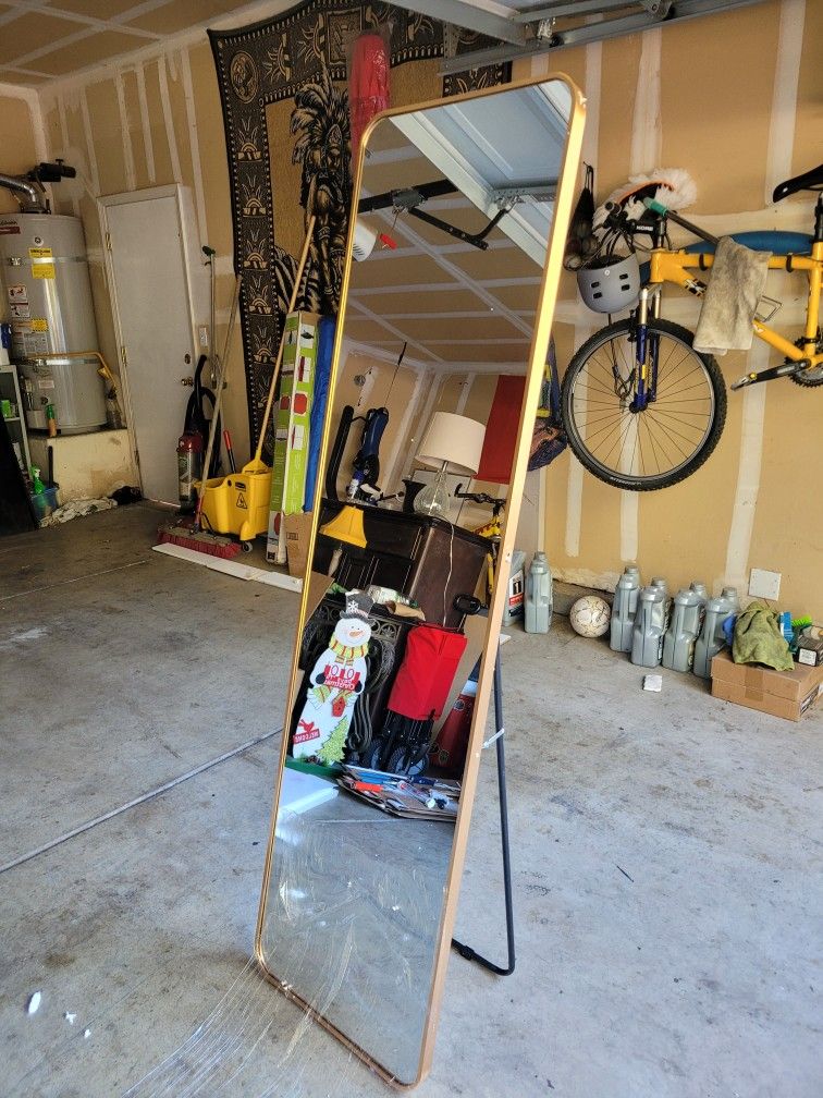 Full length standing mirror