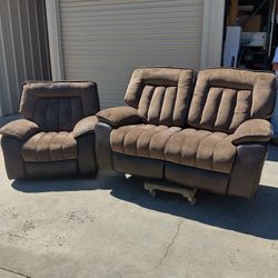 Love Seat And Recliner