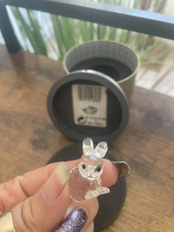 Swarovski Crystal Rabbit Figurine
