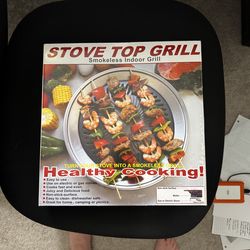 Stove top grill - smokeless indoor grill