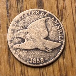 1858 Flying Eagle Cent.  RARE