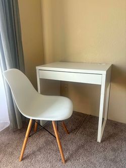 White desk