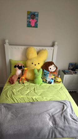 Twin Size Bed and Nightstand