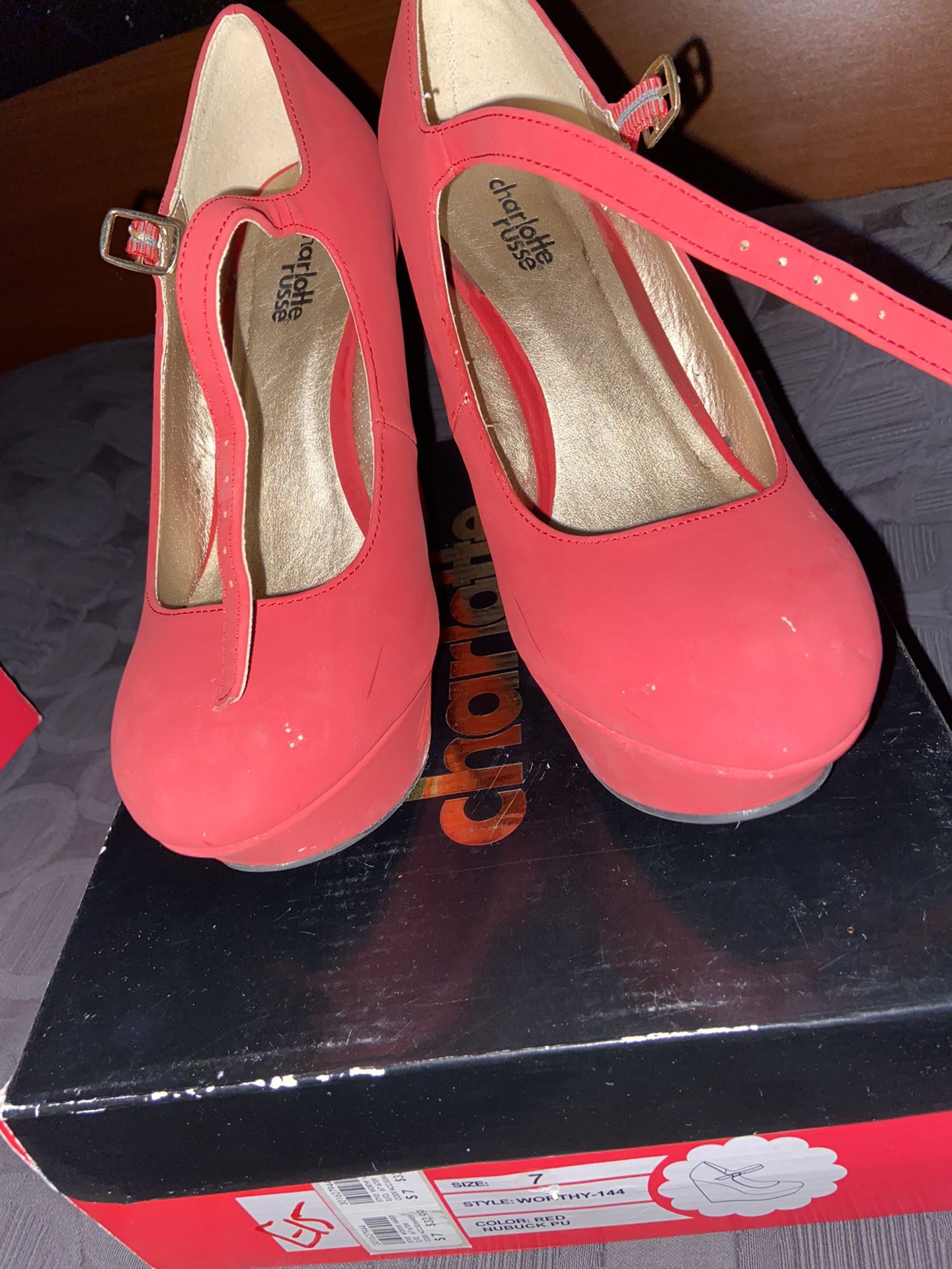 Charlotte Russe Red Heels