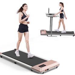Walking Pad, Under Desk Treadmill, 3 in 1 Portable Treadmill with Remote Control LED Display, 2.5 HP Quiet Walking Jogging Machine for Office Home Use