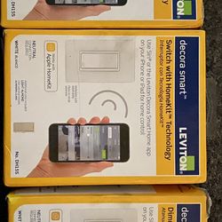 LEVITON  Switch With HomeKit Technology And Dimmer With HomeKit Technology 