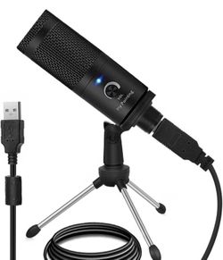 USB Microphone Recording Microphone 192kHz/24bit Condenser Mic