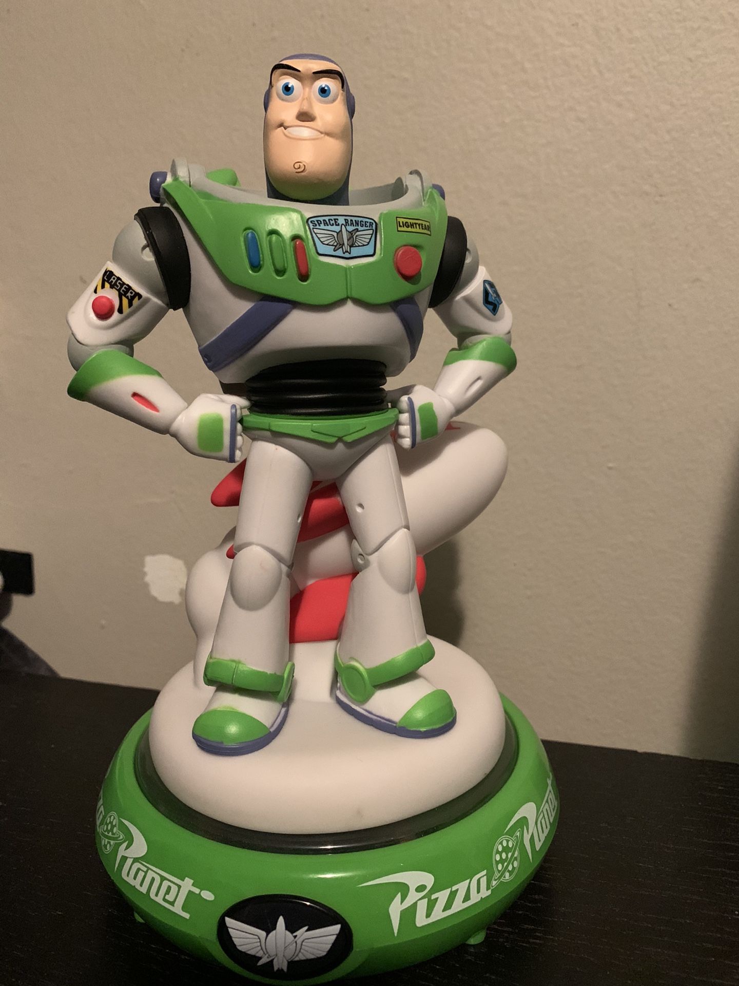 Disney Pixar Toy Story Buzz Lightyear 8" Night LIGHT Pizza Planet 2019